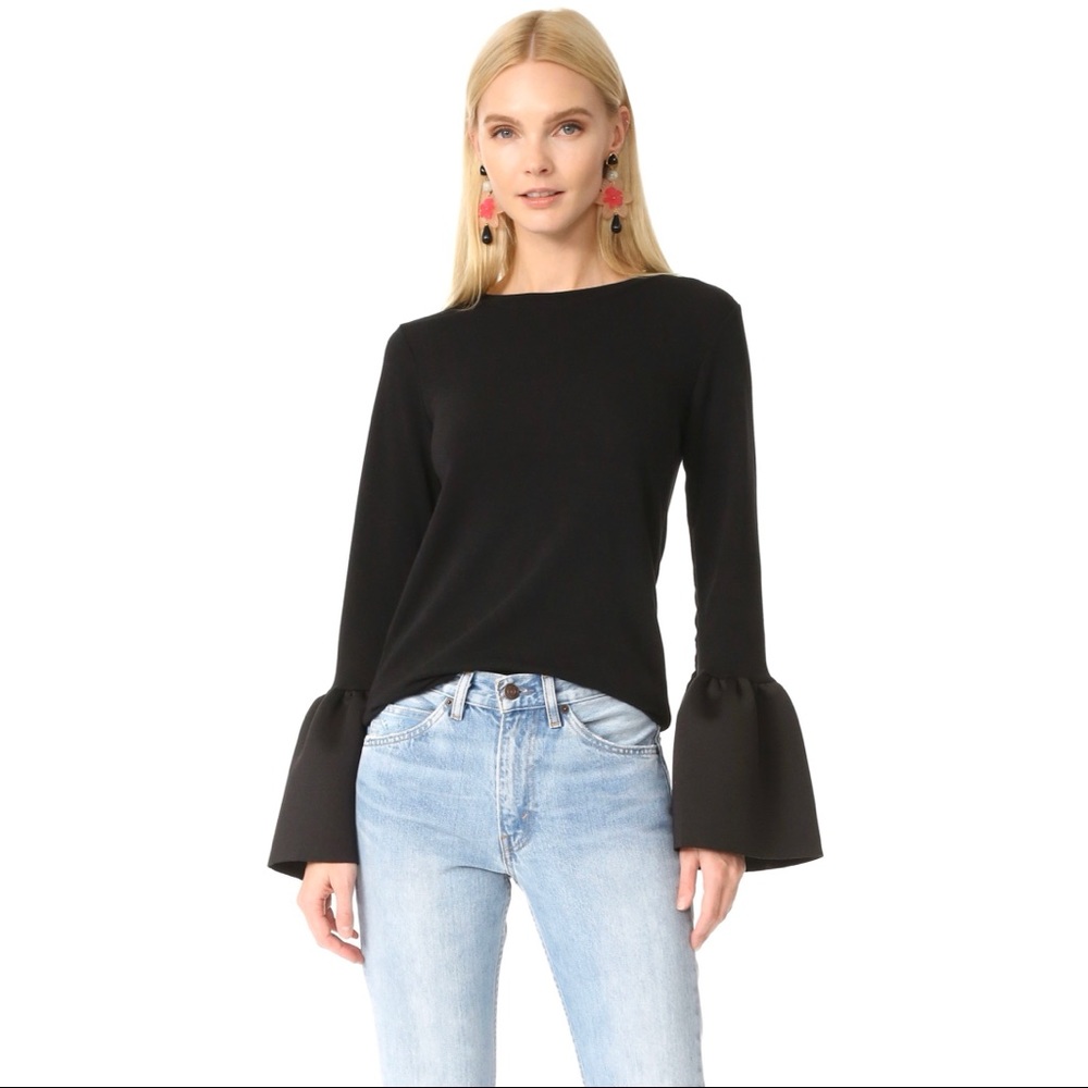 Long sleeve black top